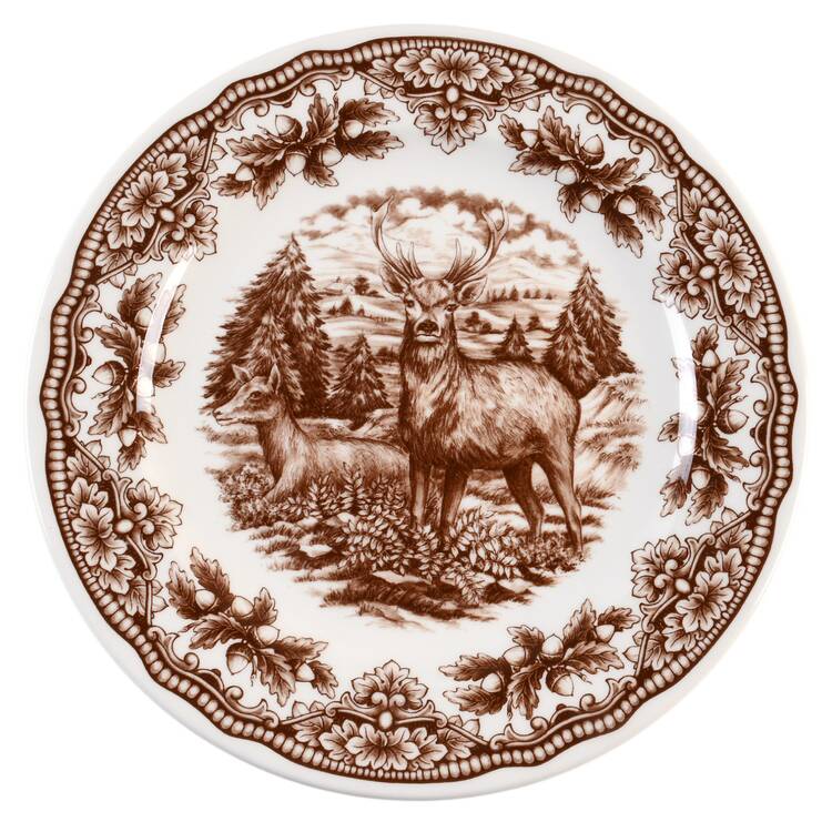 Harvest Homeland Brown Salad Plate