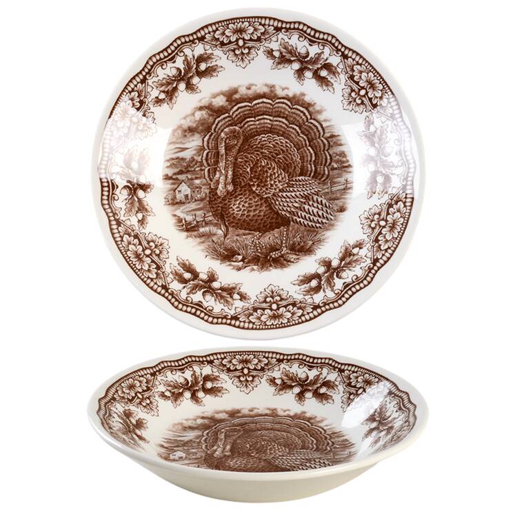 Harvest Homeland Brown Coupe Cereal Bowl