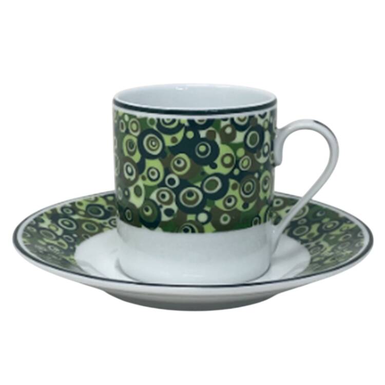 Meditations Flat Demitasse Cup & Saucer Set