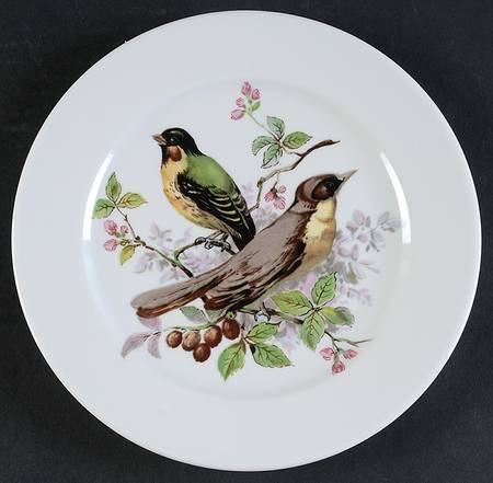 Song Birds Salad Plate