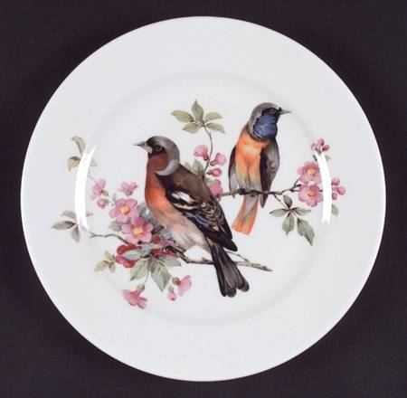 Song Birds Salad Plate