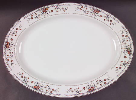 Claremont 16" Oval Serving Platter by Sone