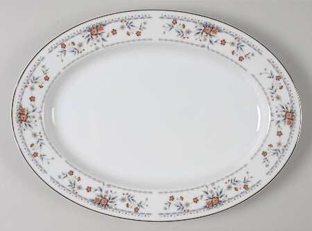 Claremont 12" Oval Serving Platter by Sone