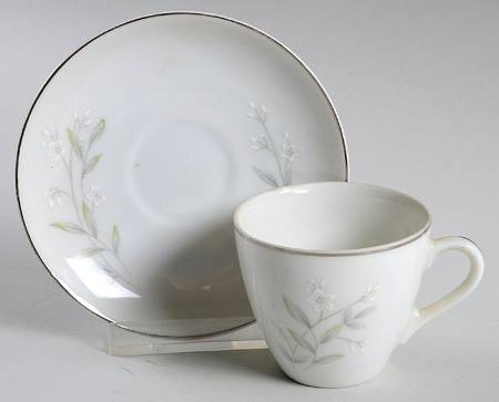 101 Flat Demitasse Cup & Saucer Set