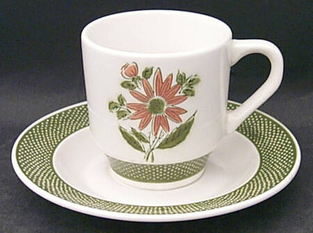 Bellegay Flat Cup & Saucer Set