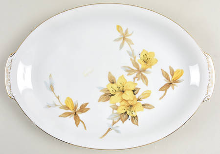 Hibiscus 14" Oval Serving Platter