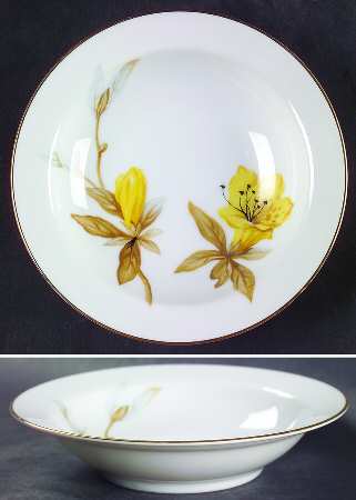 Hibiscus Rim Fruit/Dessert (Sauce) Bowl