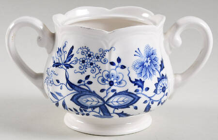 Oriental Onion Sugar Bowl No Lid