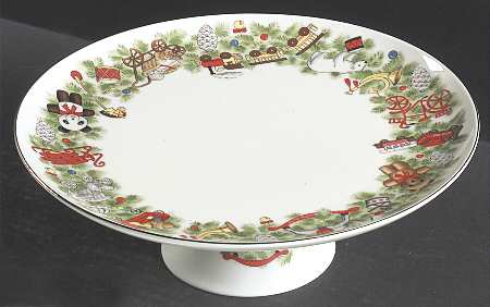 Toy Shop 10" Diameter Pedestal Cake Stand