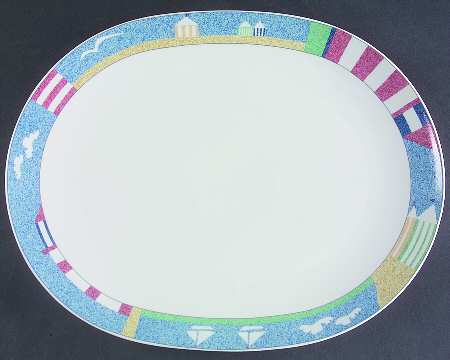 Cabana 14" Oval Serving Platter