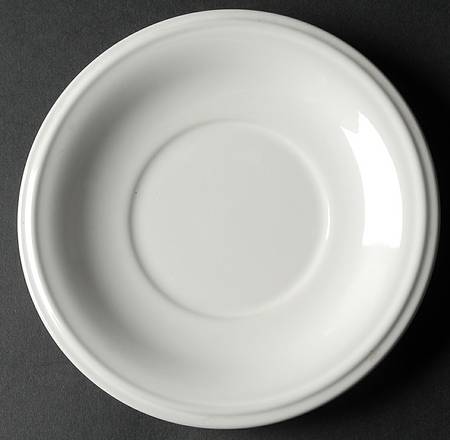 Chromatics Classic White Saucer