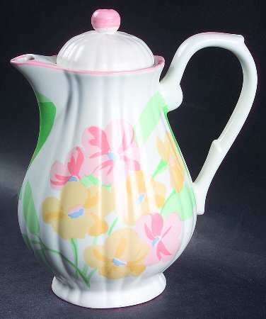 French Bouquet Small Coffee Pot & Lid