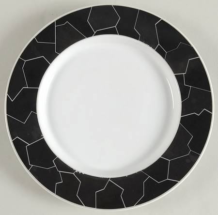Jigsaw Black Salad Plate