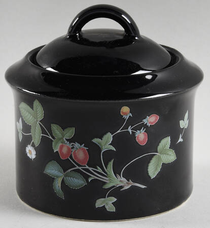 Strawberry Festival Sugar Bowl & Lid