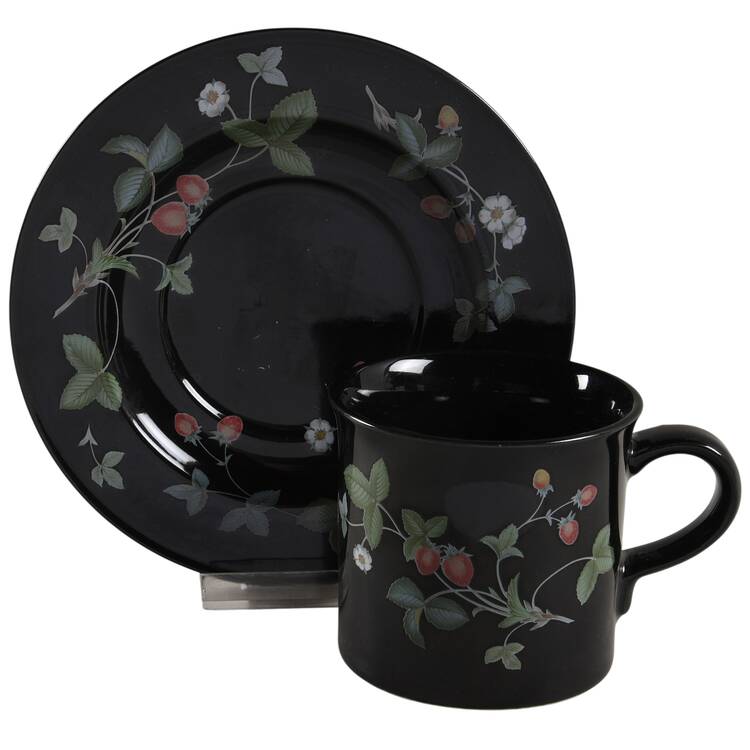 Strawberry Festival Flat Cup & Saucer Set