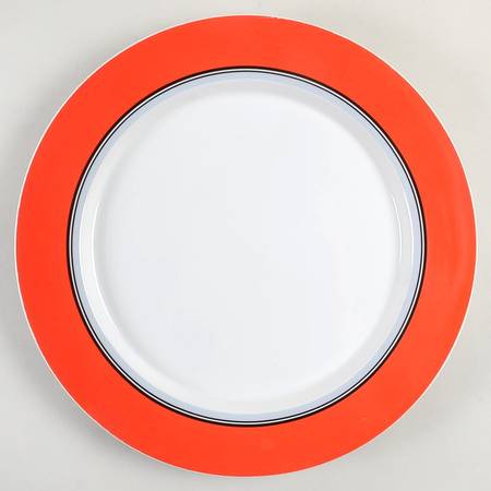 Terrace Twist Red 12" Chop Plate (Round Platter)