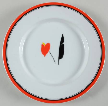 Terrace Twist Red Salad Plate