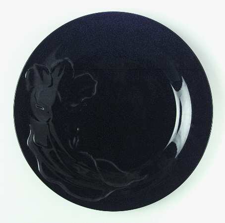 Tulip Black 12" Chop Plate (Round Platter)