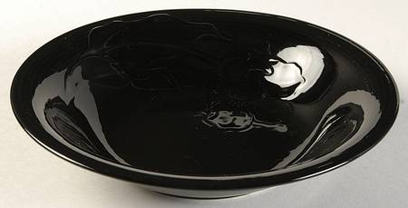 Tulip Black Coupe Soup Bowl