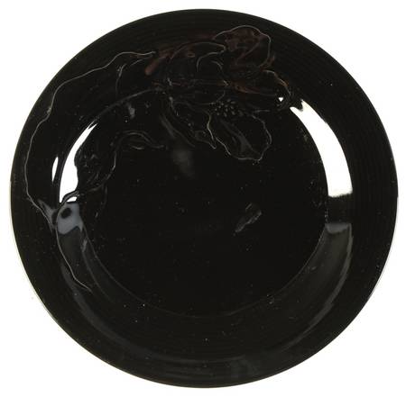 Tulip Black Salad Plate