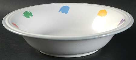 Painter's Pallet Coupe Soup Bowl