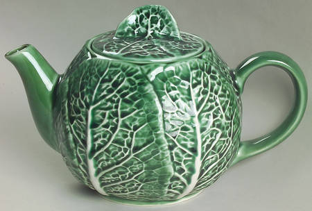 Cabbage Green Teapot & Lid