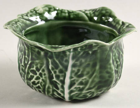 Cabbage Green Sugar Bowl No Lid