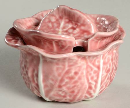 Cabbage Pink Sugar Bowl & Lid