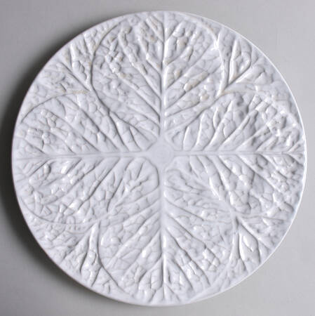 Cabbage White 12" Chop Plate (Round Platter)