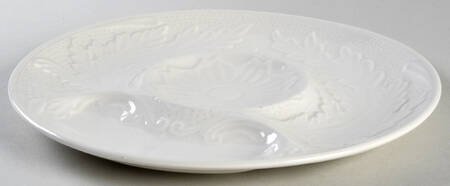 Cabbage White 9" Artichoke Plate by Secla