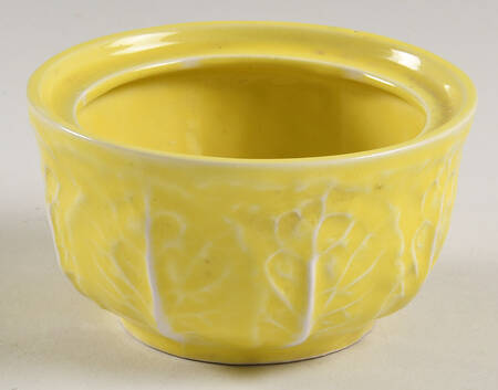 Cabbage Yellow Sugar Bowl No Lid