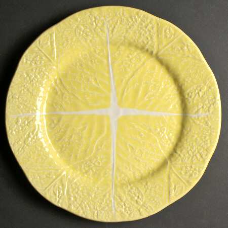 Cabbage Yellow 13" Chop Plate (Round Platter)