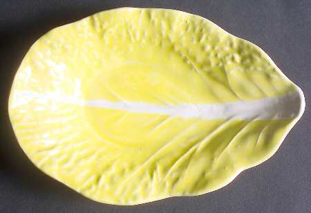 Cabbage Yellow Underplate for Gravy Boat