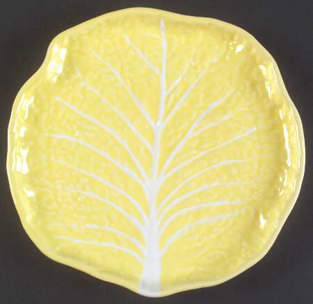 Cabbage Yellow Luncheon Plate