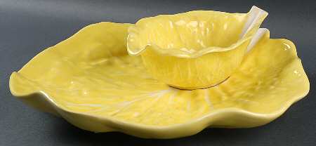 Cabbage Yellow (2 Piece) Chip & Dip Set