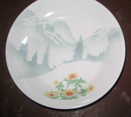 Mountains & Flowers (Great Northern Railway) Coupe Cereal Bowl