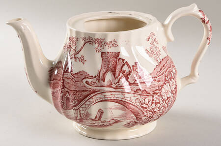Brigadoon Red Teapot No Lid