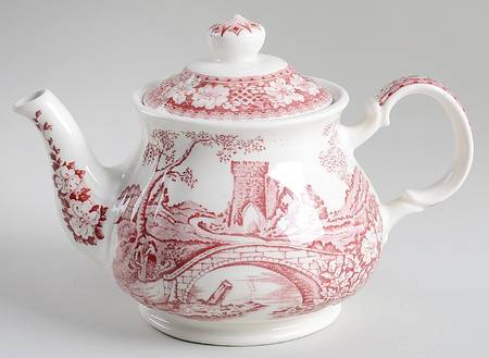 Brigadoon Red Teapot & Lid