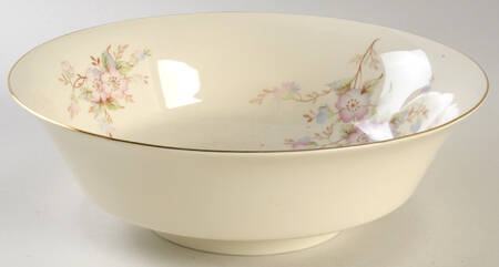 Romance (Gold Trim) 9" Round Vegetable Bowl