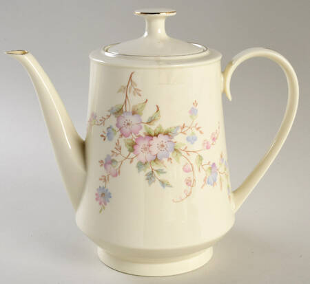 Romance (Gold Trim) Coffee Pot & Lid