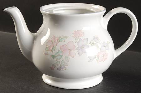 Romance (Blue Trim) Teapot No Lid