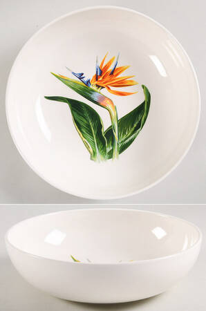 Bird of Paradise 8" Round Vegetable Bowl