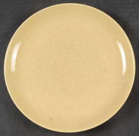 California Modern Yellow (Canary, Specks) Salad Plate