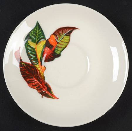 Croton Leaves Saucer
