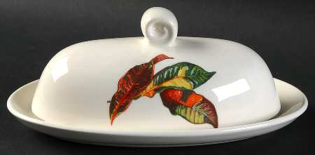Croton Leaves 1/4 Lb Covered Butter