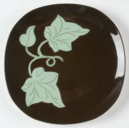 Del Mar (Brown Background) 11" Chop Plate (Round Platter)