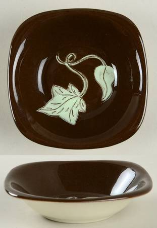 Del Mar (Brown Background) Fruit/Dessert (Sauce) Bowl