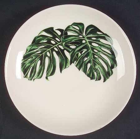 Monstera Leaves Bread & Butter Plate
