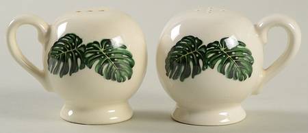 Monstera Leaves Salt & Pepper Set