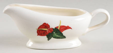 Red Anthurium Gravy Boat